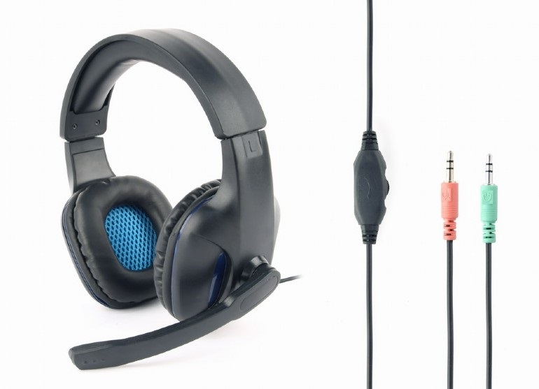 Gembird GHS-04 fejhallgató headset fekete
