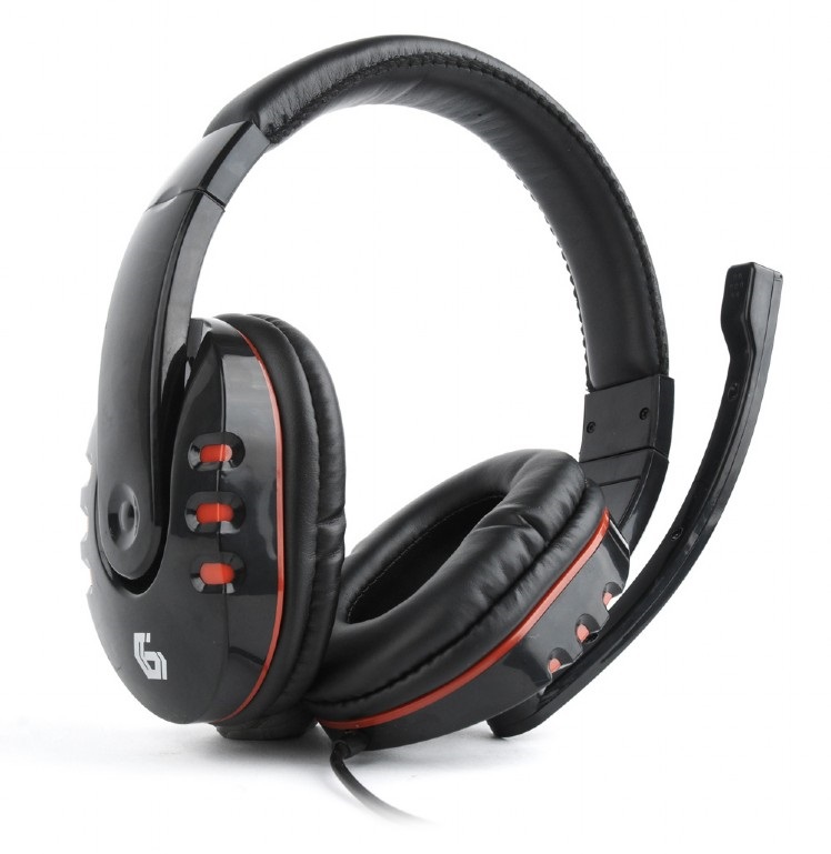 Gembird GHS-402 2.0 gaming headset fekete