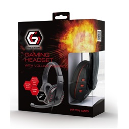 Gembird GHS-402 2.0 gaming headset fekete