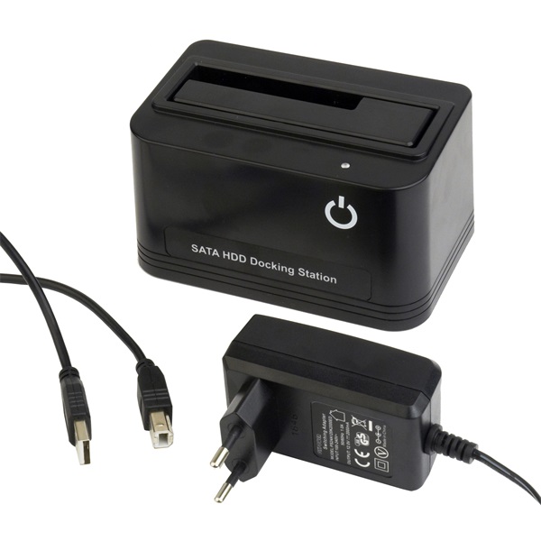 Gembird HD32-U2S-5 HD32-U2S-5 2.5/3.5" SATA3 USB2.0 fekete dokkoló