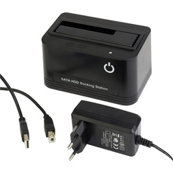 Gembird HD32-U2S-5 HD32-U2S-5 2.5/3.5" SATA3 USB2.0 fekete dokkoló