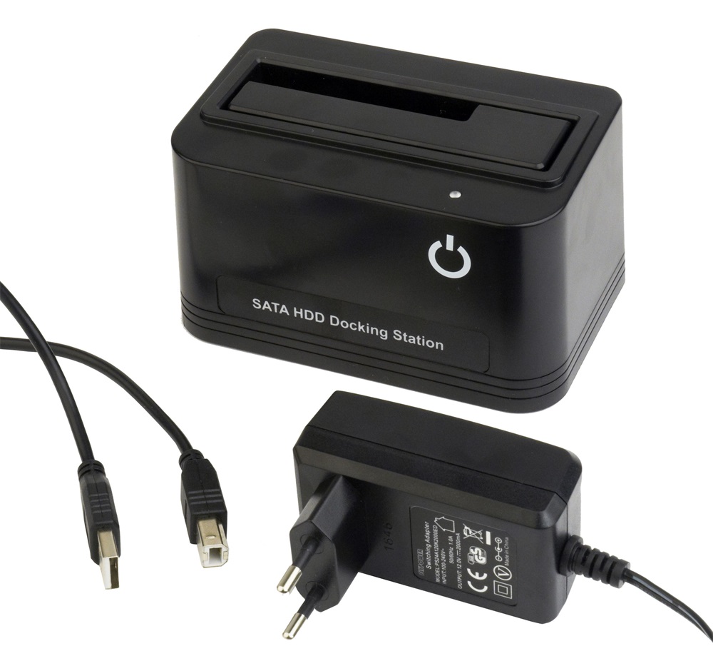 Gembird HD32-U2S-5 HD32-U2S-5 2.5/3.5" SATA3 USB2.0 fekete dokkoló