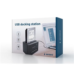 Gembird HD32-U2S-5 HD32-U2S-5 2.5/3.5" SATA3 USB2.0 fekete dokkoló