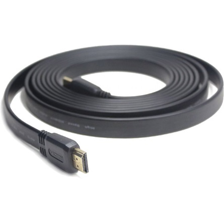 Gembird HDMI 1.4 -> HDMI 1.4 M/M video kábel 3m fekete lapos