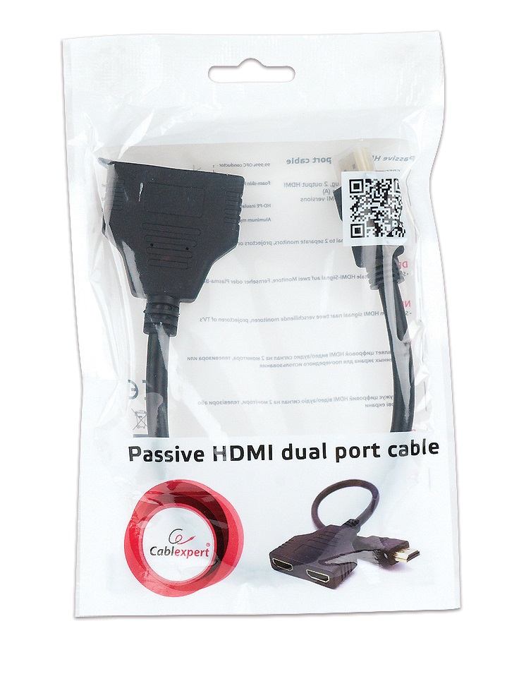 Gembird HDMI apa - 2xHDMI anya kábel