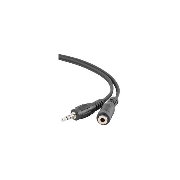 Gembird Jack stereo 3,5mm M/F audio kábel hosszabbító 1.5m fekete