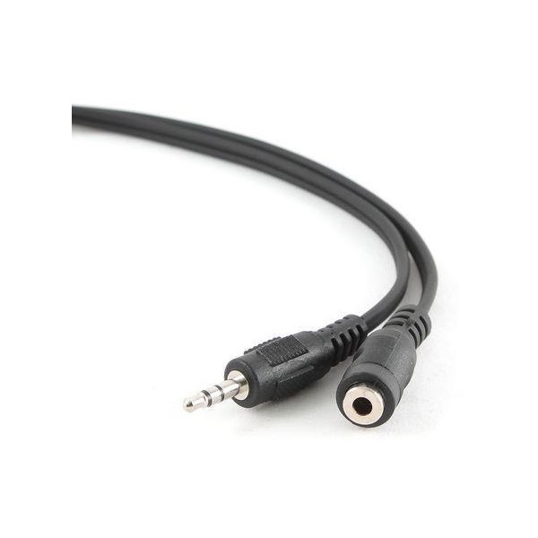 Gembird Jack stereo 3,5mm M/F audio kábel hosszabbító 5m fekete