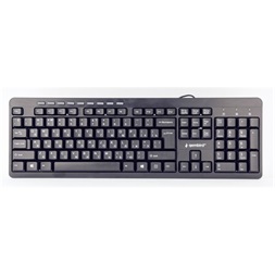 Gembird KB-UM-106-RU USB orosz billentyűzet fekete