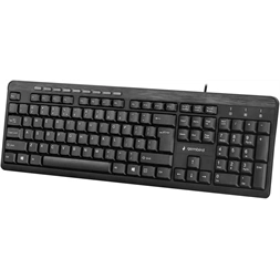 Gembird KB-UM-106 USB angol (US) billentyűzet fekete
