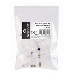 Gembird LC-PTU-01/10 10db/csomag RJ45 UTP csatlakozó dugó