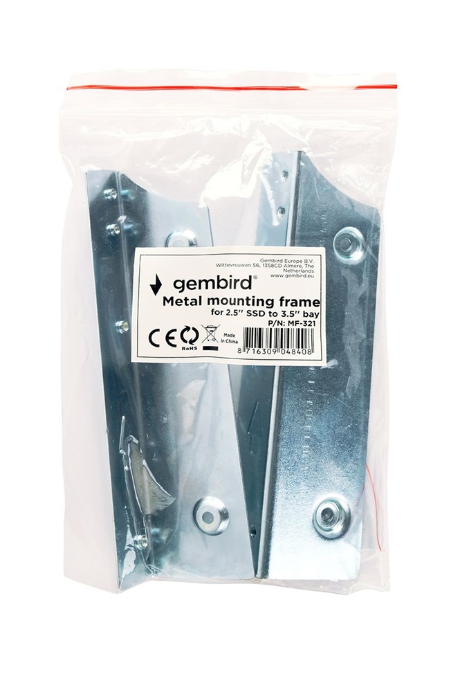 Gembird MF-321 HDD 3.5" 2.5"->3.5" beépítő keret