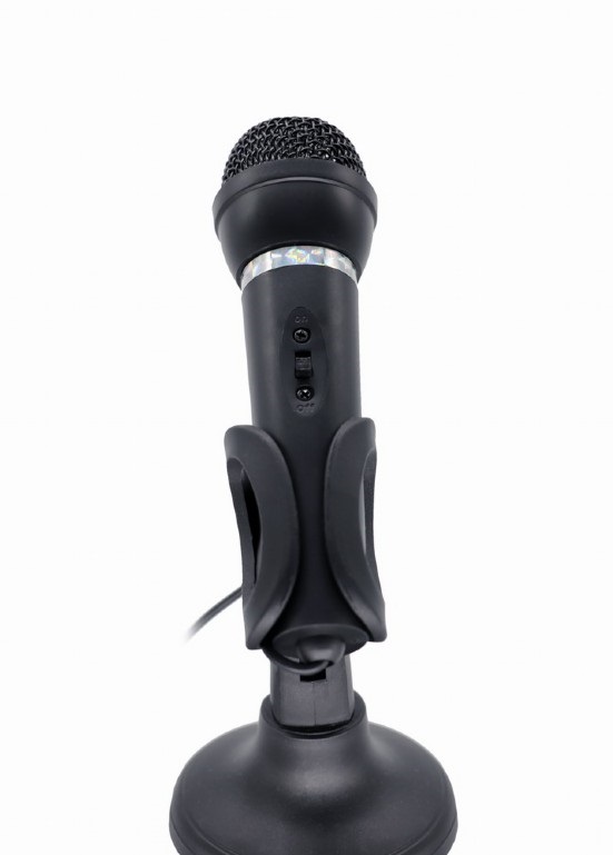 Gembird MIC-D-04 Condenser fekete mikrofon