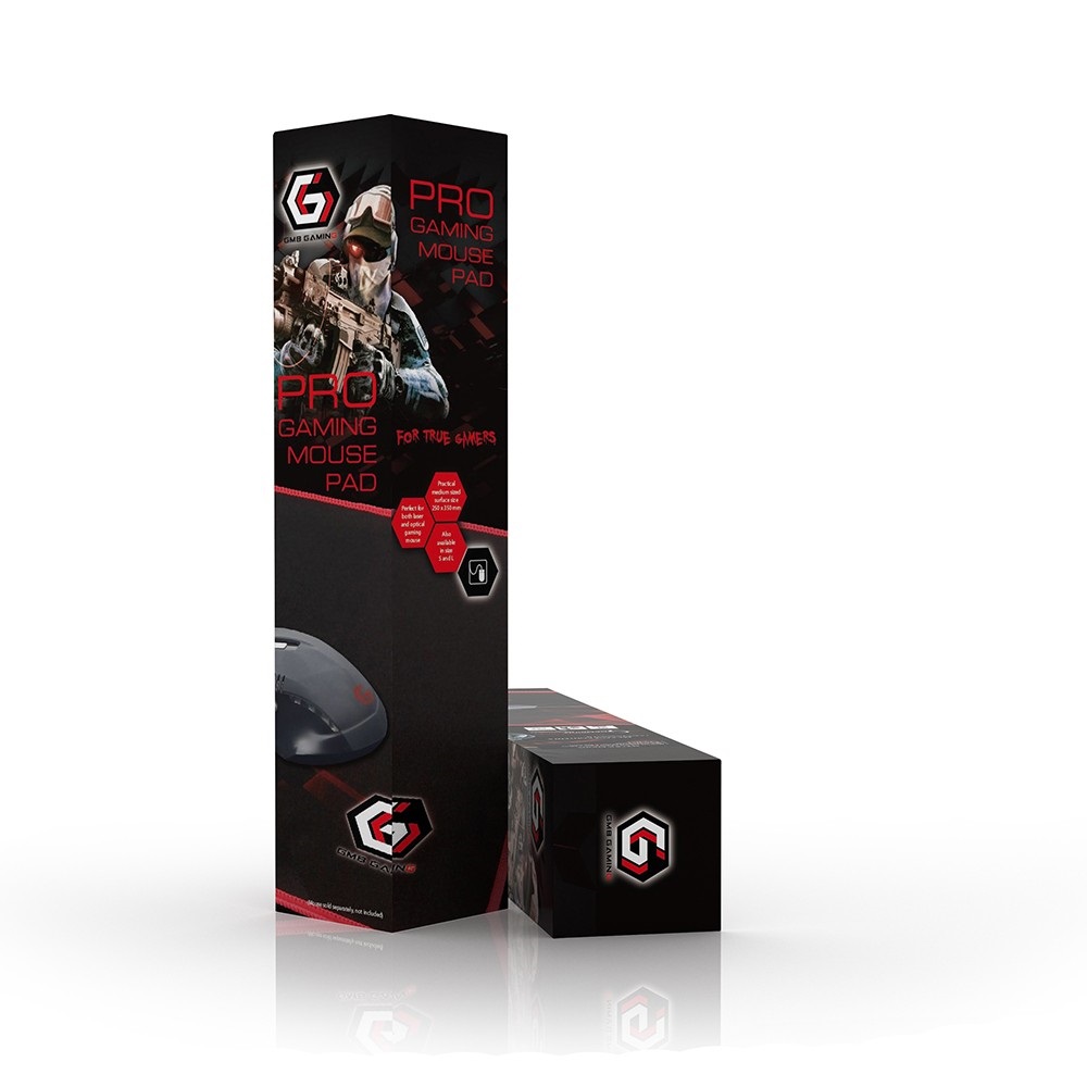 Gembird MP-GAMEPRO-M fekete gamer egérpad