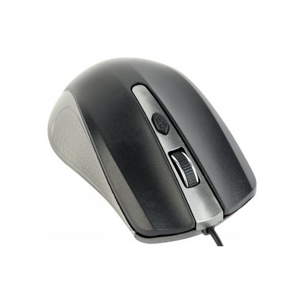Gembird MUS-4B-01-BS optikai USB egér fekete-ezüst