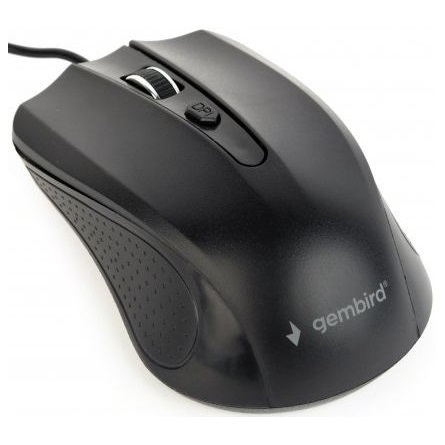 Gembird MUS-4B-01 optikai USB egér fekete