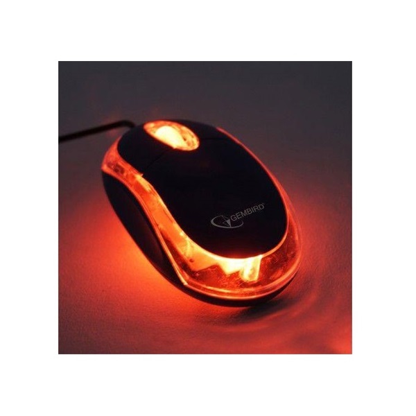 Gembird MUS-U-01-BKT USB optikai egér fekete