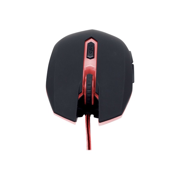 Gembird MUSG-001-R fekete-piros gamer egér