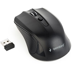 Gembird MUSW-4B-04 vezeték nélküli fekete egér