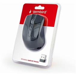 Gembird MUSW-4B-04 vezeték nélküli fekete egér