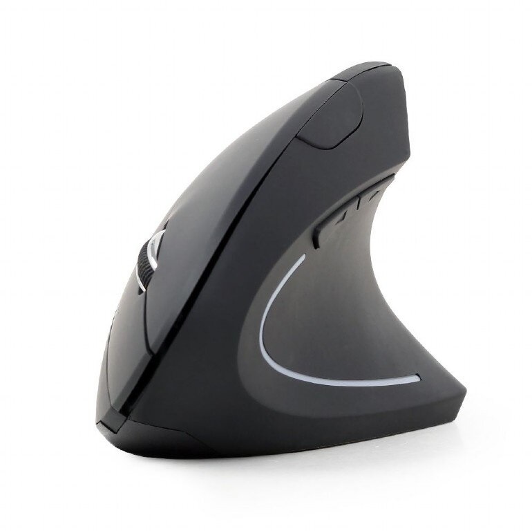 Gembird MUSW-ERGO-01 ergonómikus vezeték nélküli fekete egér