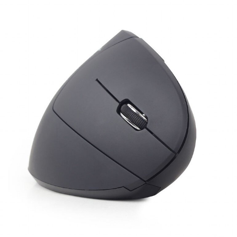 Gembird MUSW-ERGO-01 ergonómikus vezeték nélküli fekete egér