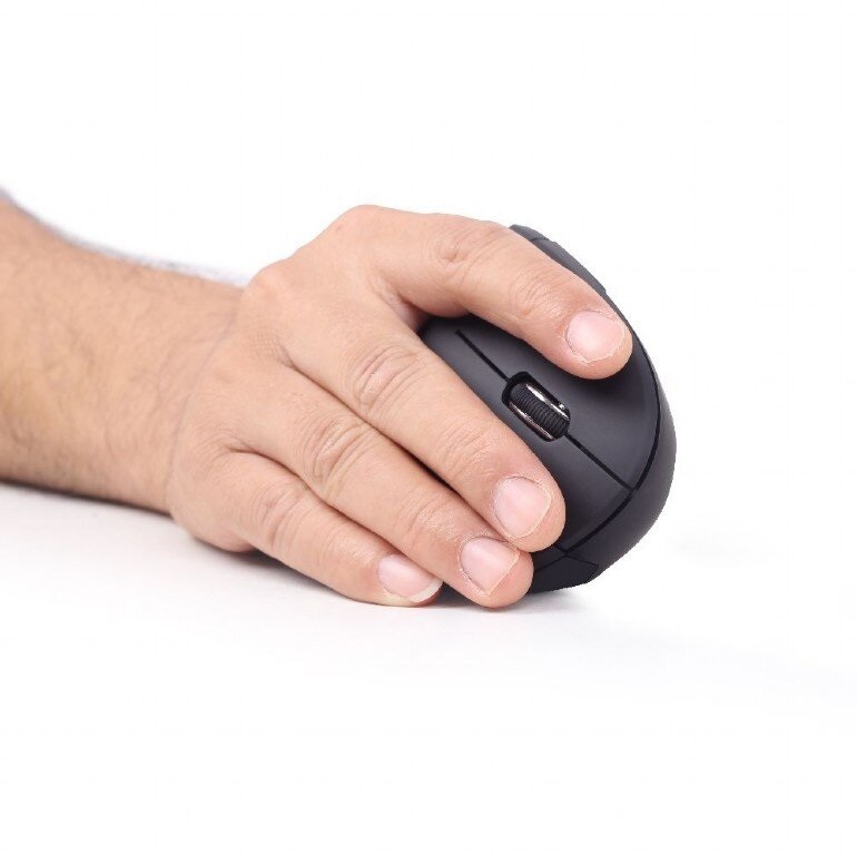 Gembird MUSW-ERGO-01 ergonómikus vezeték nélküli fekete egér