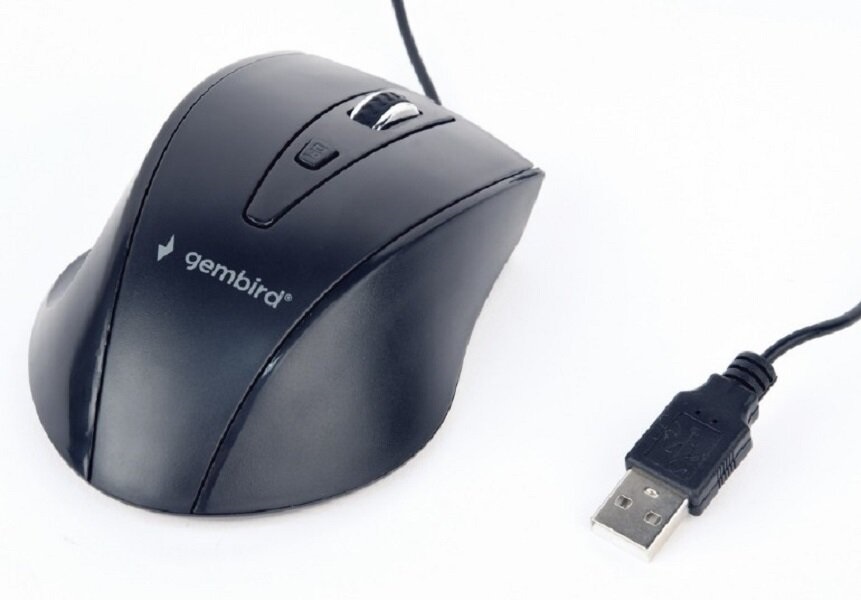 Gembird MUS-4B-02 USB fekete egér