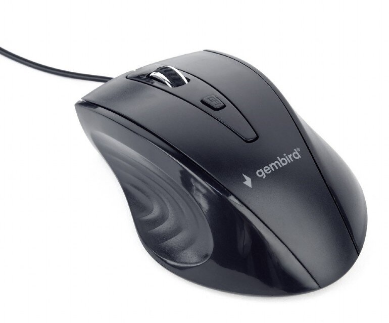 Gembird MUS-4B-02 USB fekete egér