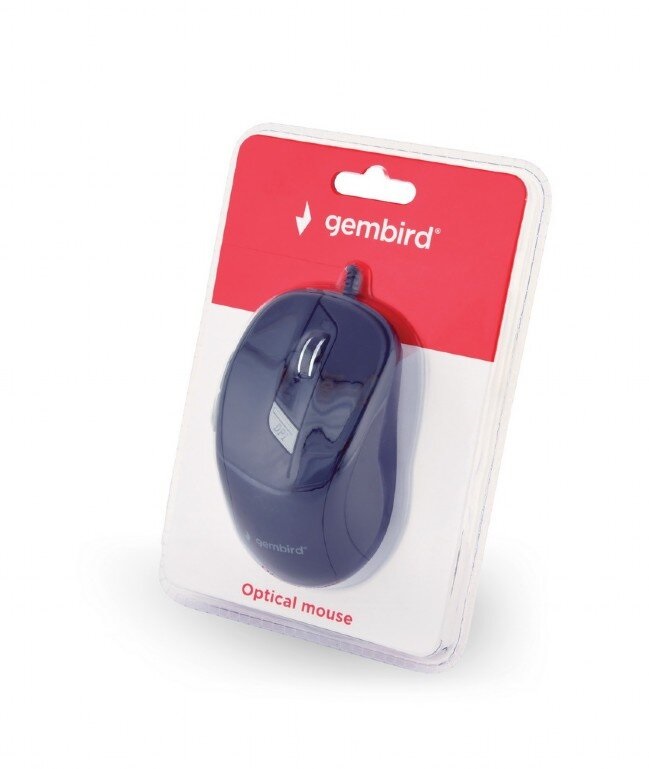 Gembird MUS-4B-02 USB fekete egér