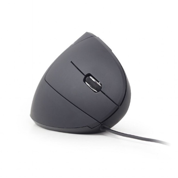 Gembird MUS-ERGO-01 ergonómikus vezetékes fekete egér