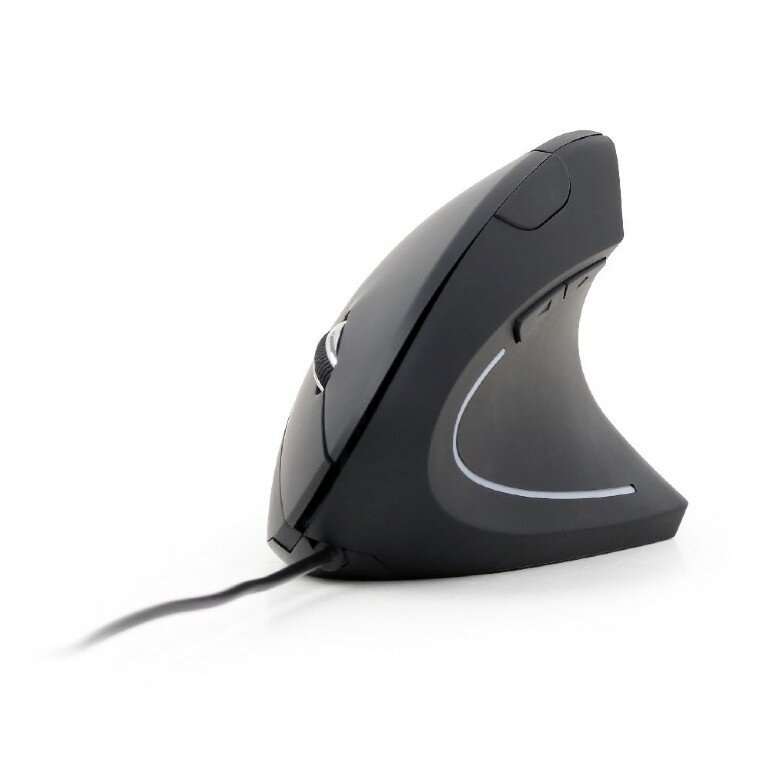 Gembird MUS-ERGO-01 ergonómikus vezetékes fekete egér