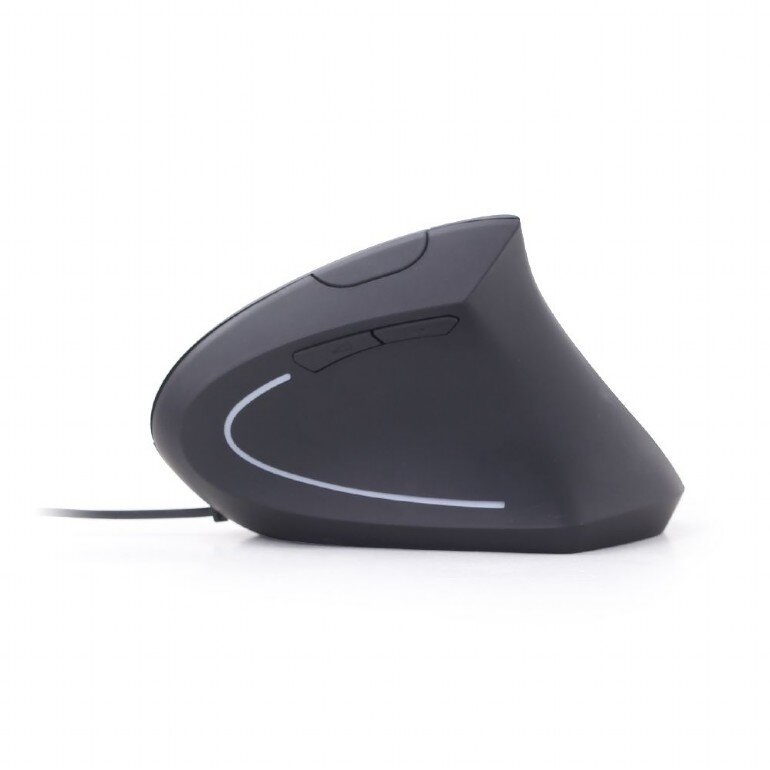 Gembird MUS-ERGO-01 ergonómikus vezetékes fekete egér