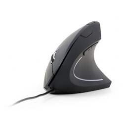 Gembird MUS-ERGO-01 ergonómikus vezetékes fekete egér