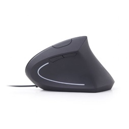 Gembird MUS-ERGO-01 ergonómikus vezetékes fekete egér