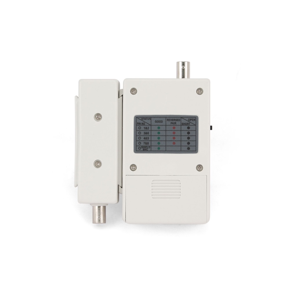 Gembird NCT-1 RJ-45, BNC fehér kábelteszter