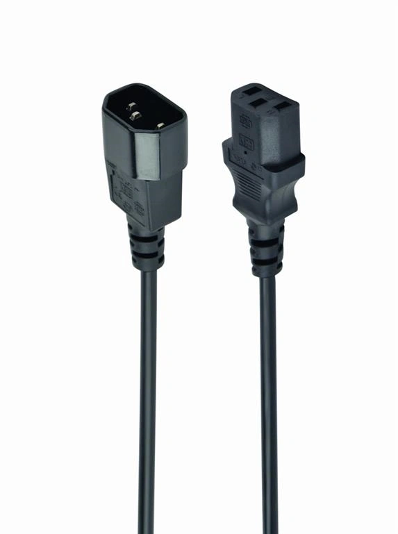 Gembird PC-189-VDE-3M C14 - C13 M/F 3m fekete tápkábel