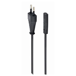 Gembird PC-184-VDE 1,8m C7 fekete tápkábel