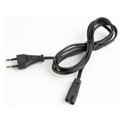 Gembird PC-184-VDE 1,8m C7 fekete tápkábel