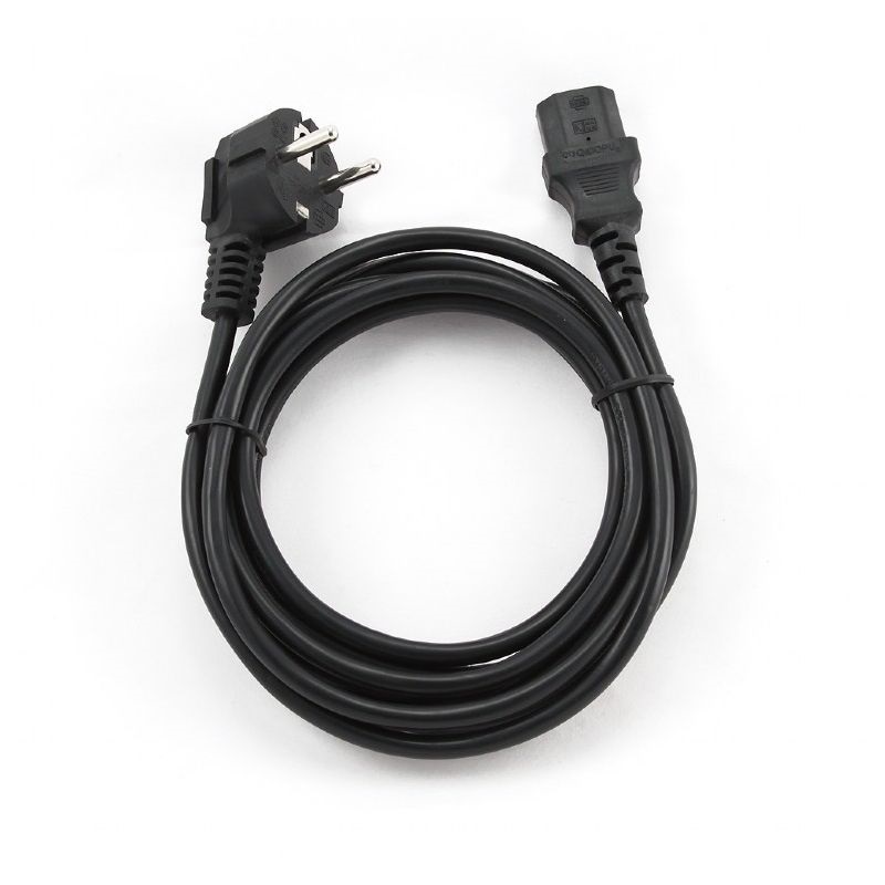 Gembird PC-186-VDE-3M 3m C13 fekete tápkábel