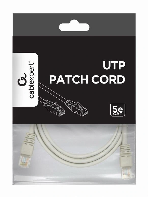 Gembird PP12-1.5M 1,5m UTP szürke patch kábel