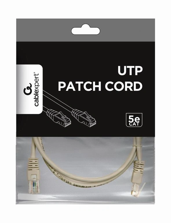 Gembird PP12-1M RJ45 CAT5e UTP M/M 1m szürke adatkábel