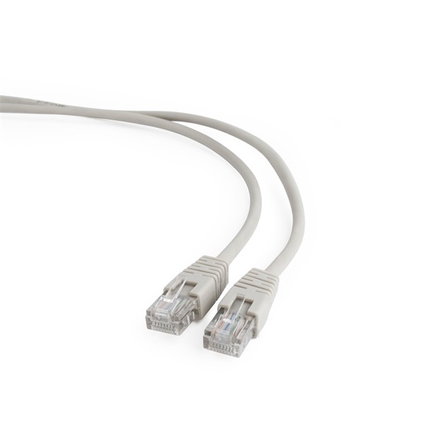 Gembird PP12-0.25M 0,25m RJ45 CAT5e UTP -> RJ45 CAT5e UTP M/M szürke patch kábel