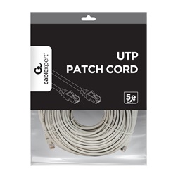 Gembird PP12-50M 50m RJ45 CAT5e UTP - RJ45 CAT5e UTP M/M szürke patch kábel