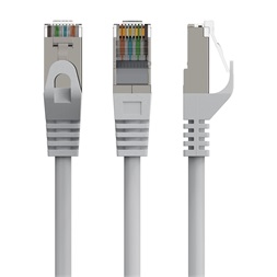 Gembird PP6A-LSZHCU-10M 10m RJ45 CAT6A S/FTP - RJ45 CAT6A S/FTP M/M szürke patch kábel