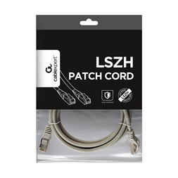 Gembird PP6A-LSZHCU-2M 2m RJ45 CAT6A S/FTP - RJ45 CAT6A S/FTP M/M szürke patch kábel