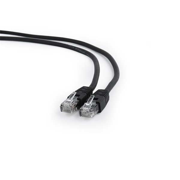 Gembird PP6U-0.5M/BK 0,5m RJ45 CAT6 UTP - RJ45 CAT6 UTP M/M fekete kábel