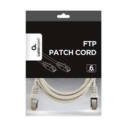 Gembird PP6-15M 15m RJ45 CAT6 FTP - RJ45 CAT6 FTP M/M szürke patch kábel