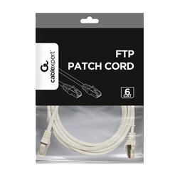 Gembird PP6-5M 5m RJ45 CAT6 FTP - RJ45 CAT6 FTP M/M szürke patch kábel