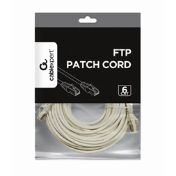 Gembird Patch kábel, PP6-30M, FTP CAT6 30m Szürke