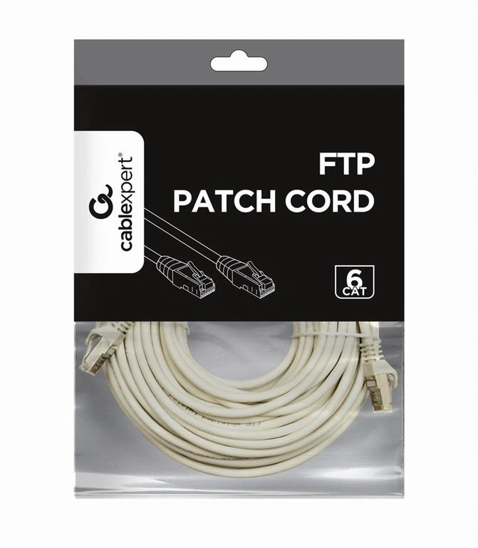 Gembird Patch kábel, PP6-30M, FTP CAT6 30m Szürke